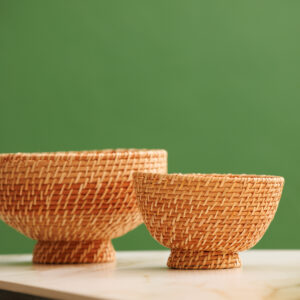 Cachepot Rattan Alto