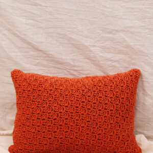Almofada Tricot Laranja