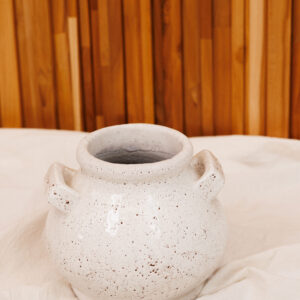 Vaso Urna Bojuda Cerâmica