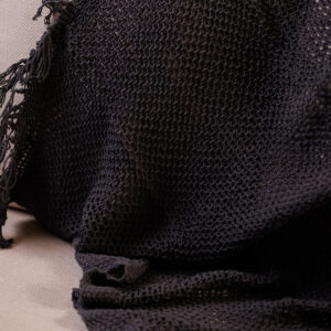 MANTA ICÁ EM ALGODÃO- Cinza