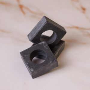 Argola Ardosia Porta-Guardanapo (kit 4 unidades)