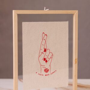 Quadro Bordado A Sorte