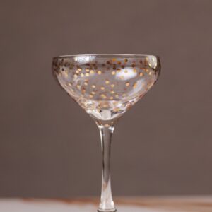 Taça Confetti Dourado