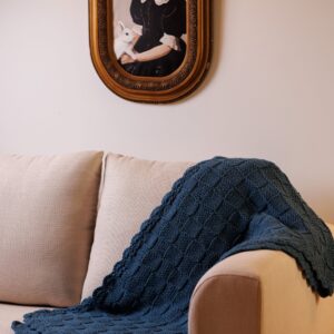 Peseira Tricot Azul